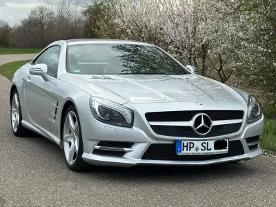 Gebraucht Mercedes SL400 AMG line 333 PS (244 kW) 2015 Silber Cabrio