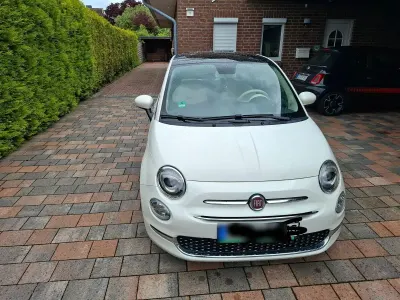 Gebraucht Fiat 500 Lounge 69 PS (50 kW) 2019 Weiß Kleinwagen