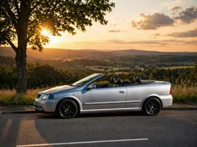 Gebraucht Opel Astra Cabriolet 101 PS (74 kW) 2003 Silber Cabrio