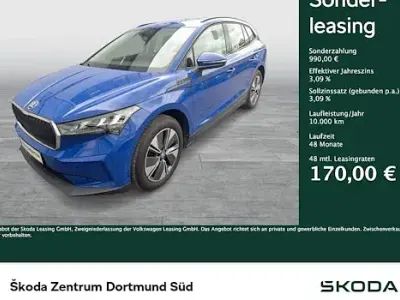 Brugt Skoda Enyaq iV Loft 250 kW (340 HK) 2023 Blå SUV
