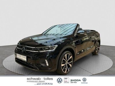 Gebraucht VW T-Roc Cabriolet R-line 150 PS (110 kW) 2023 Schwarz Cabrio