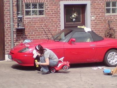 Second-hand Fiat Barchetta 178 CP (130 kW) 1996 Roșu Cabrio