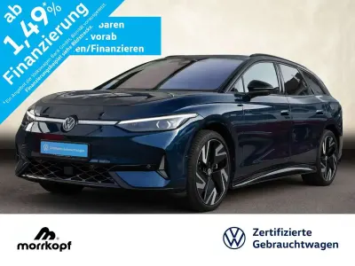 Brugt VW ID.7 GTX 250 kW (340 HK) 2025 Blå Stationcar