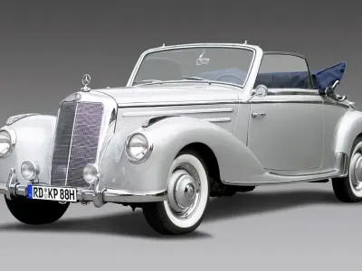 Gebraucht Mercedes W187 80 PS (58 kW) 1953 Silber Cabrio