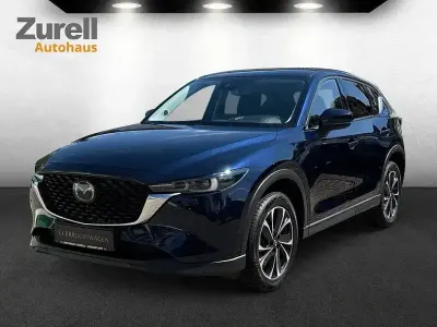 Gebraucht Mazda CX-5 Exclusive-Line 194 PS (142 kW) 2023 Deep crystal blue SUV
