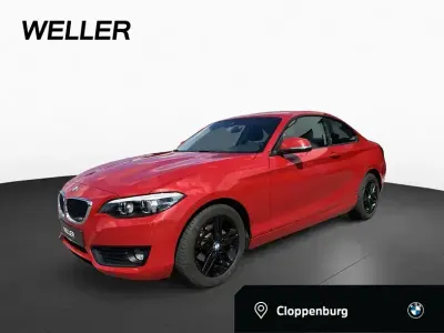 Gebraucht BMW 218 Advantage 136 PS (100 kW) 2018 Melbourne rot (rot) Coupé