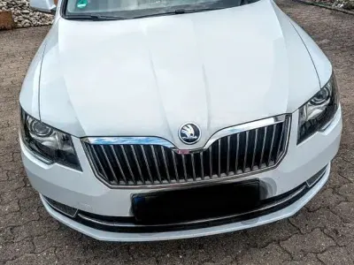 Gebraucht Skoda Superb Exclusive 140 PS (102 kW) 2015 Weiß Kombi