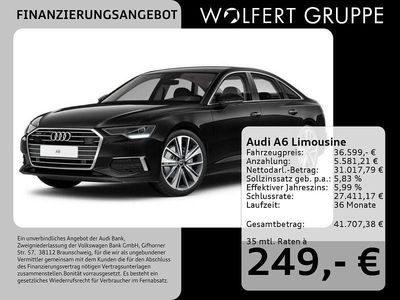 Gebraucht Audi A6 Ambiente 265 PS (194 kW) 2022 Mythosschwarz metallic Limousine