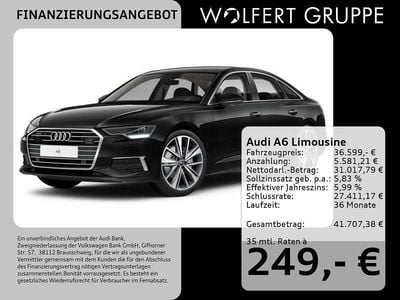 Mythosschwarz metallic Gebraucht 2022 Audi A6 Ambiente Limousine | 35.580 € (Guter Preis)