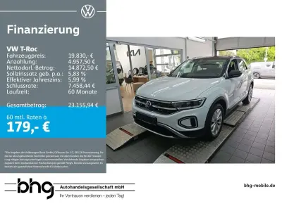 Gebraucht VW T-Roc Style 110 PS (80 kW) 2023 Weiß SUV