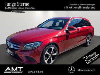 Usata Mercedes C300e Avantgarde 194 CV (142 kW) 2020 Rosso Station wagon