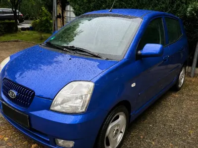 Brugt Kia Picanto 65 HK (47 kW) 2004 Blå Hatchback