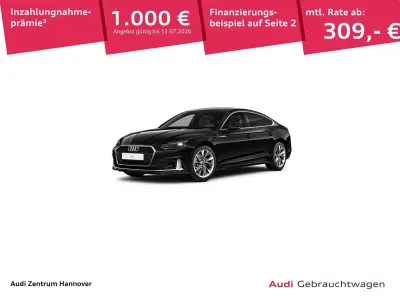 Gebraucht Audi A5 Sportback Advanced Plus 150 PS (110 kW) 2023 Mythosschwarz metallic Kleinwagen