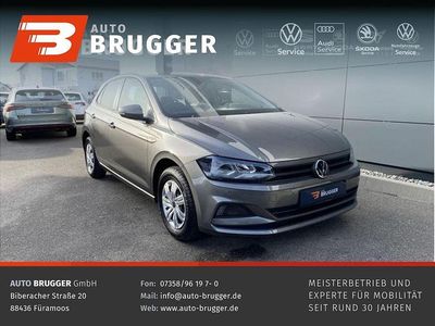 Limestone grey metallic Gebraucht 2021 VW Polo Trendline Limousine | 14.950 € (Fairer Preis)