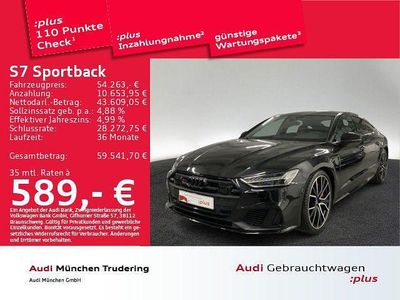 Gebraucht Audi S7 Sportback Sport 344 PS (253 kW) 2022 Schwarz Kleinwagen