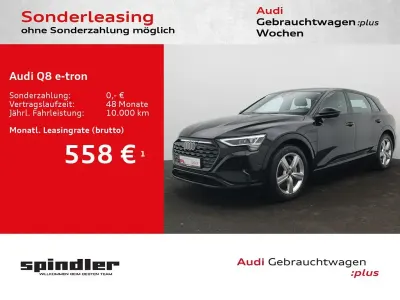 Gebraucht Audi Q8 e-tron Advanced Plus 250 kW (340 PS) 2023 Mythosschwarz metallic SUV
