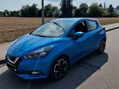 Gebraucht Nissan Micra 92 PS (67 kW) 2022 Blau Kleinwagen