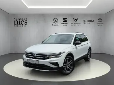 Gebraucht VW Tiguan Sport 150 PS (110 kW) 2021 Purewhite (weiß) SUV