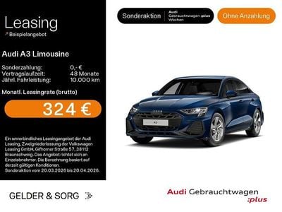 Gebraucht Audi A3 S-Line 150 PS (110 kW) 2025 Ascariblau metallic Limousine