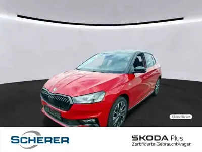 Gebraucht Skoda Fabia Monte Carlo 150 PS (110 kW) 2023 Velvetrot premium metallic Kleinwagen