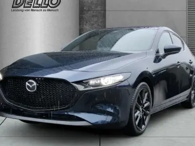 Neu Mazda 3 Exclusive-Line 186 PS (136 kW) 2025 Blau Limousine