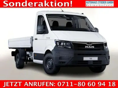 Nouă MAN TGE 177 CP (130 kW) 2025 Alb Van