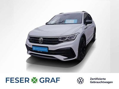 Oryxweiß perlmutteffekt Gebraucht 2025 VW Tiguan Allspace R-line SUV | 43.880 € (Fairer Preis)