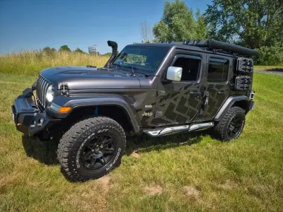 Gebraucht Jeep Wrangler Sahara 200 PS (147 kW) 2019 Grau SUV