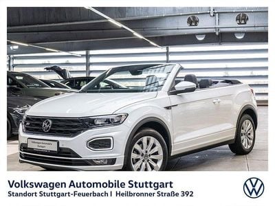Gebraucht VW T-Roc Cabriolet R-line 150 PS (110 kW) 2022 Weiß Cabrio