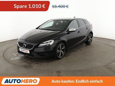 Gebraucht Volvo V40 R-Design 120 PS (88 kW) 2018 Schwarz Limousine
