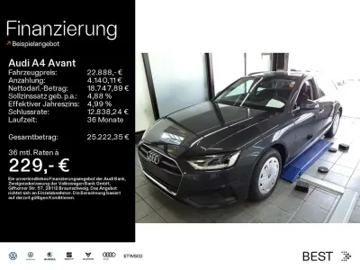Brugt Audi A4 Business 136 HK (100 kW) 2023 Grå Stationcar