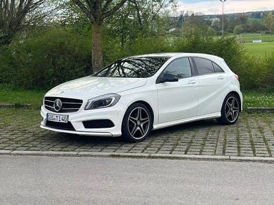 Usata Mercedes A200 AMG line 156 CV (114 kW) 2014 Bianco Berlina