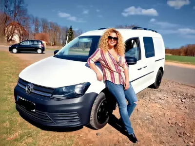 Gebraucht VW Caddy Maxi 102 PS (75 kW) 2019 Weiß Van / Kleinbus