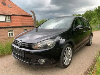 Gebraucht VW Golf VI 122 PS (89 kW) 2008 Schwarz Kleinwagen
