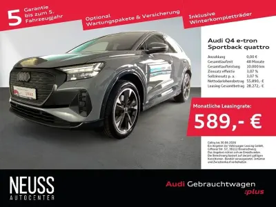 Gebraucht Audi Q4 Sportback e-tron Ambiente 210 kW (286 PS) 2025 Kieselgrau SUV