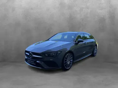 Gebraucht Mercedes CLA200 Shooting Brake AMG line 163 PS (119 kW) 2022 Metalliclack mountaingrau Kombi