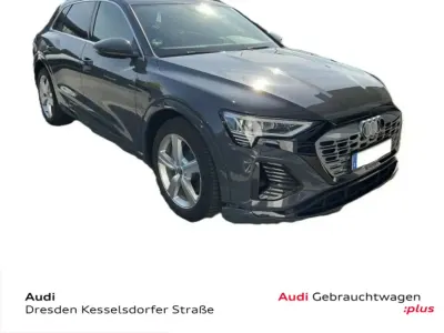 Gebraucht Audi Q8 e-tron S-Line 250 kW (340 PS) 2023 Grau SUV