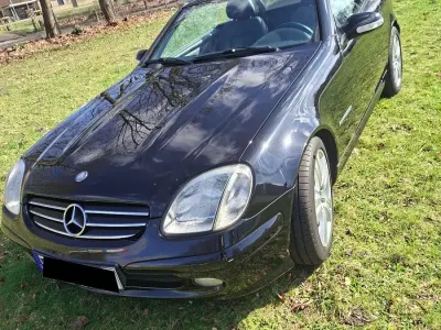 Usata Mercedes SLK200 163 CV (119 kW) 2002 Nero Cabrio