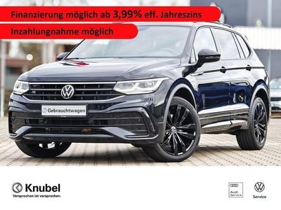 Gebraucht VW Tiguan Allspace R-line 200 PS (147 kW) 2023 Deep black perleffekt SUV