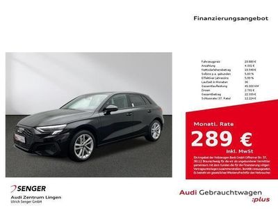 Brillantschwarz Gebraucht 2021 Audi A3 Sportback e-tron Advanced Kleinwagen | 23.880 € (Etwas zu teuer)