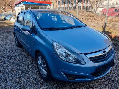 Gebraucht Opel Corsa Edition 80 PS (58 kW) 2007 Blau Kleinwagen