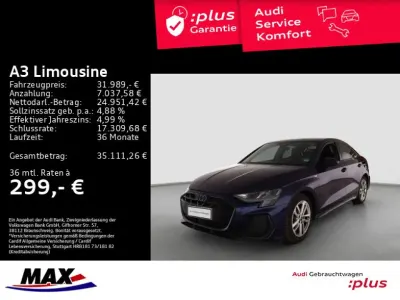 Gebraucht Audi A3 S-Line 150 PS (110 kW) 2025 Navarrablau metallic Limousine