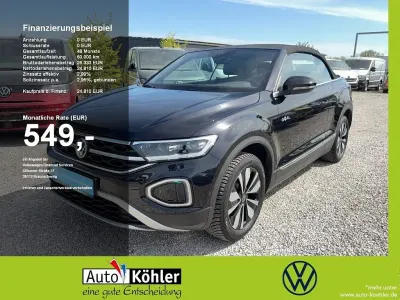 Gebraucht VW T-Roc Cabriolet Goal 116 PS (85 kW) 2025 Deep black perleffekt Cabrio