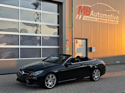 Używany Mercedes E500 AMG line 408 KM (300 kW) 2015 Czarny Kabriolet