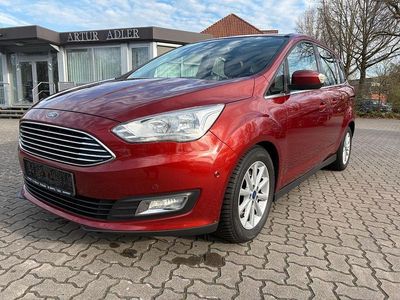 Gebraucht Ford Grand C-Max Titanium 120 PS (88 kW) 2016 Rot Van / Kleinbus