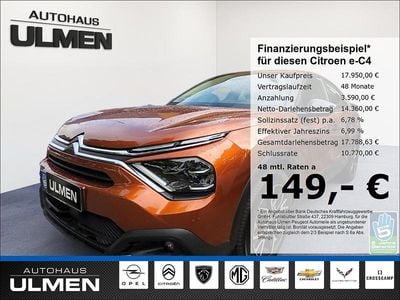 Gebraucht Citroën e-C4 Feel 100 kW (136 PS) 2023 Orange Limousine