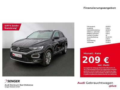 Gebraucht VW T-Roc Sport 150 PS (110 kW) 2021 Schwarz SUV