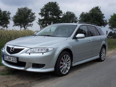 Gebraucht Mazda 6 222 PS (163 kW) 2004 Silber metallic Kombi