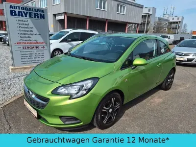 Gebraucht Opel Corsa Edition 101 PS (74 kW) 2015 Grün Kleinwagen