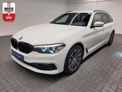 Gebraucht BMW 520 Sport Line 190 PS (139 kW) 2019 Weiß (alpinweiss) Kombi